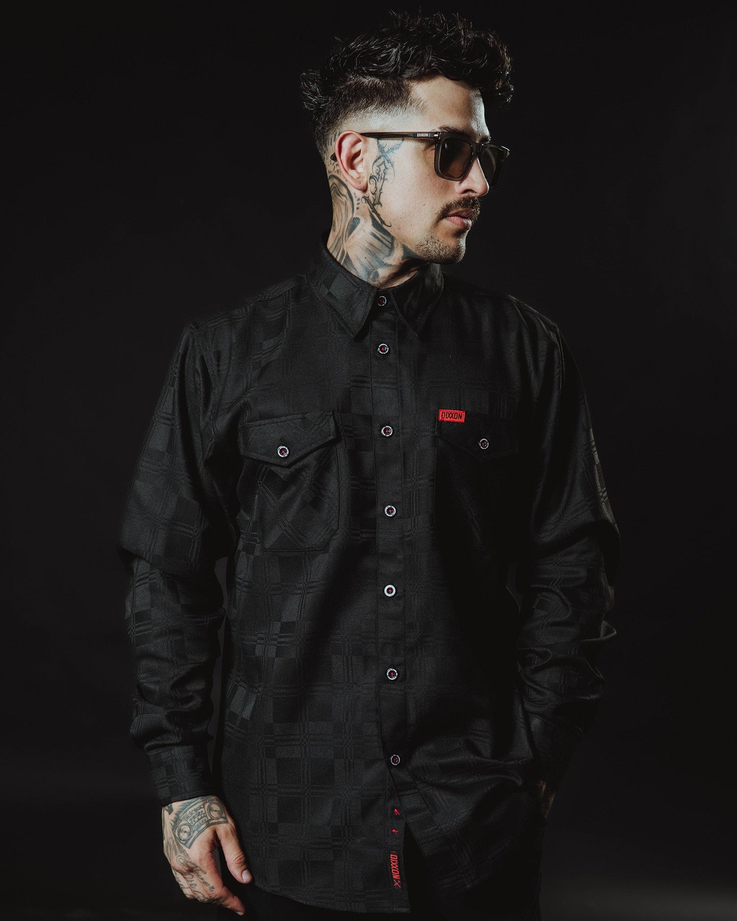 DIXXON - Thundercat Black Plaid Flannel Shirt