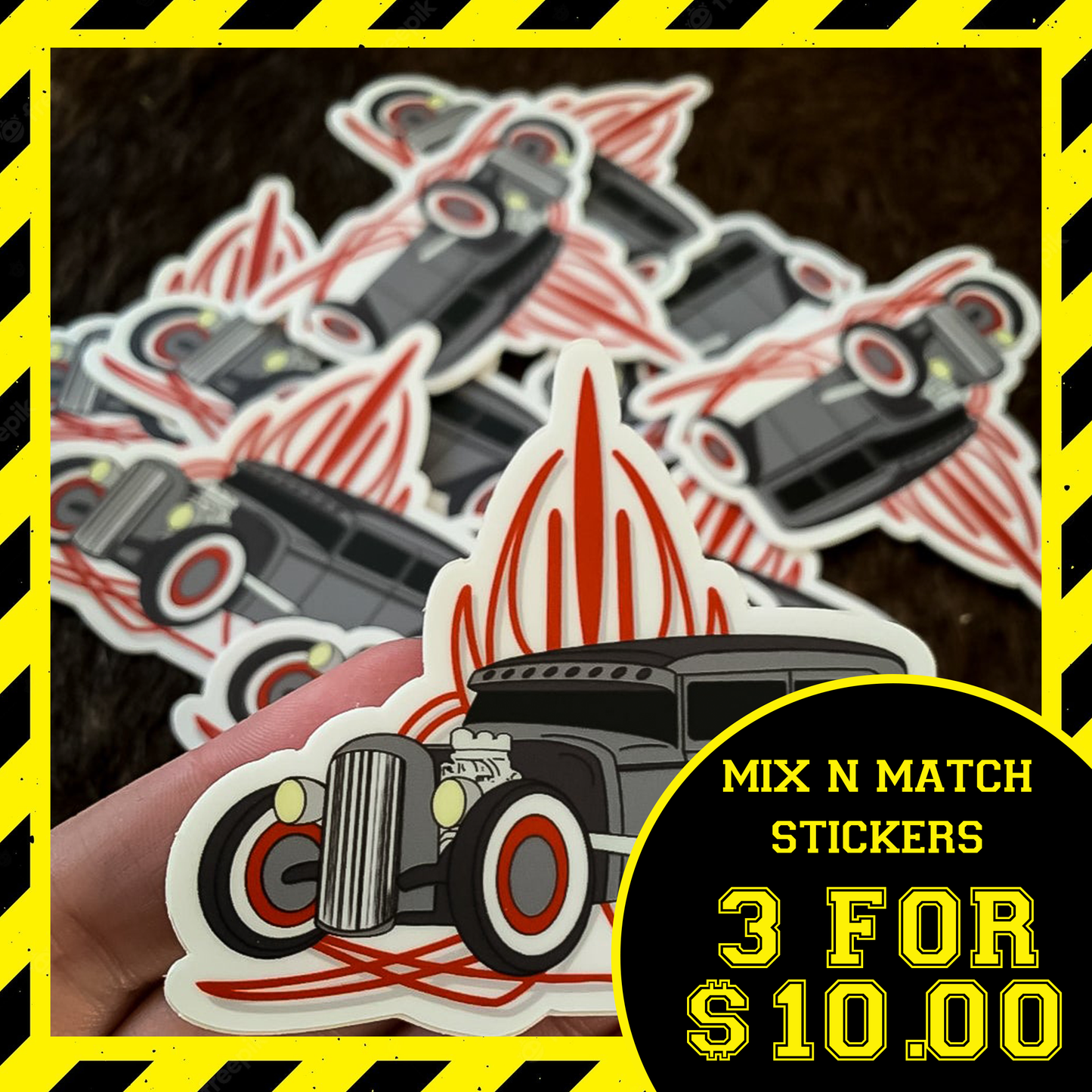 STICKER - The Hotrod Heaven Pinstripe