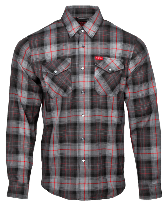 DIXXON - Barrett Jackson 2023 Red & Grey Flannel Shirt