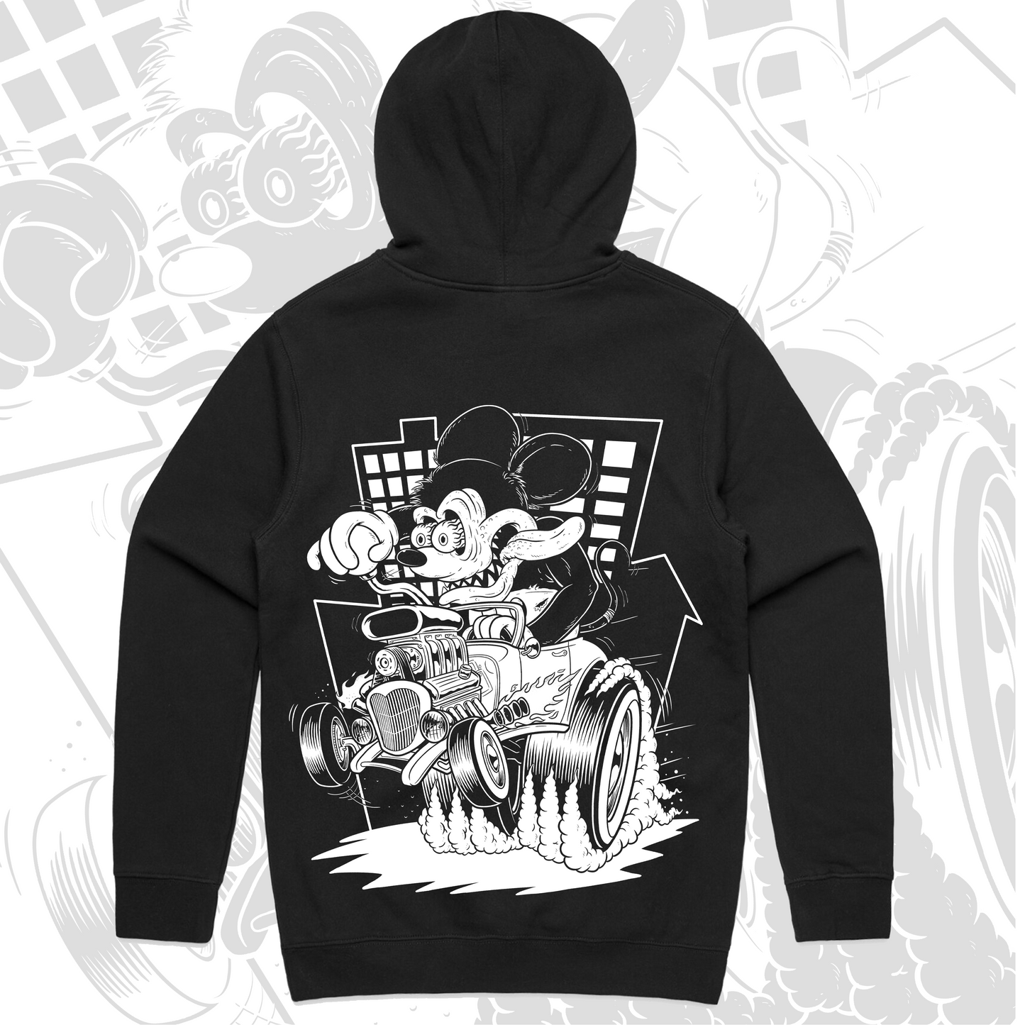 The 1932 Monster Mickey Hotrod Hoodie