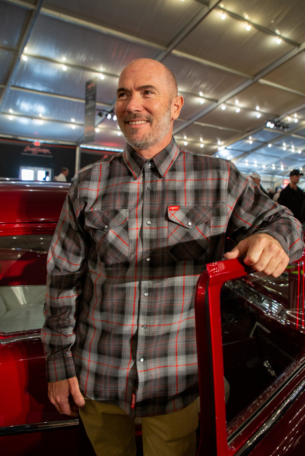 DIXXON - Barrett Jackson 2023 Red & Grey Flannel Shirt