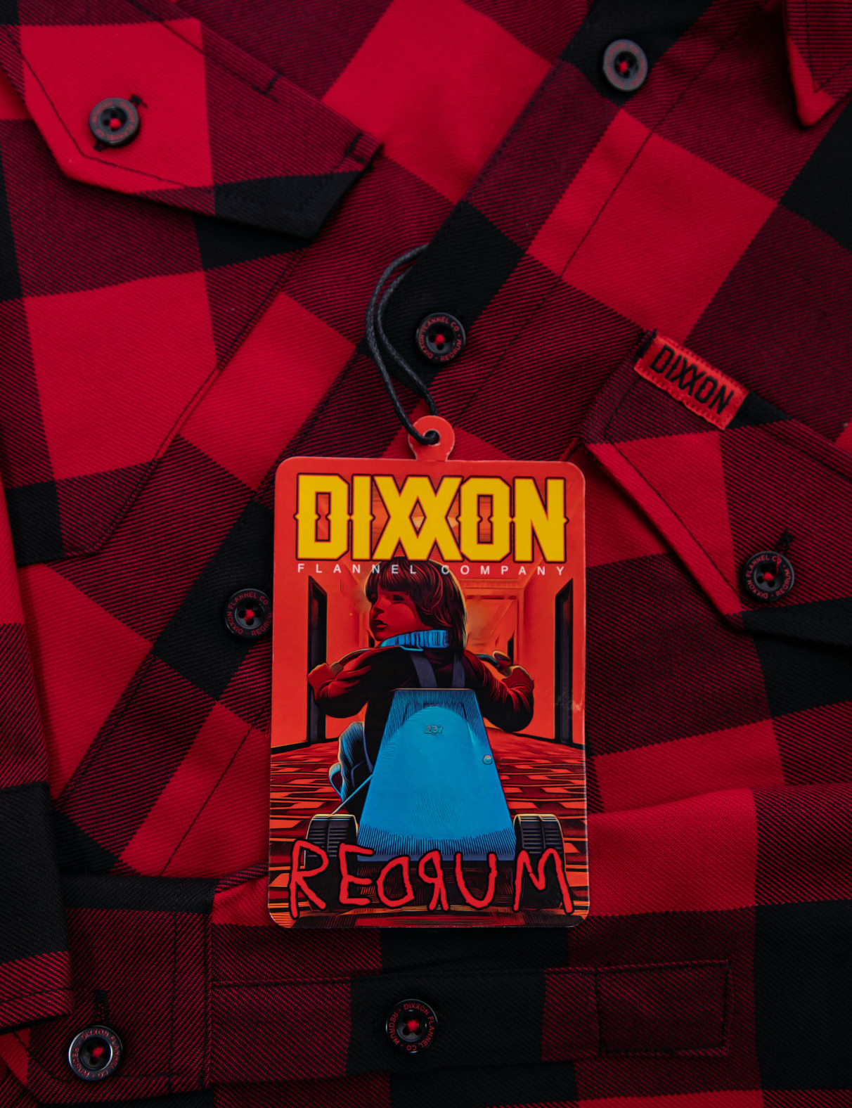 DIXXON - Redrum 10 Year Red & Black Flannel Shirt