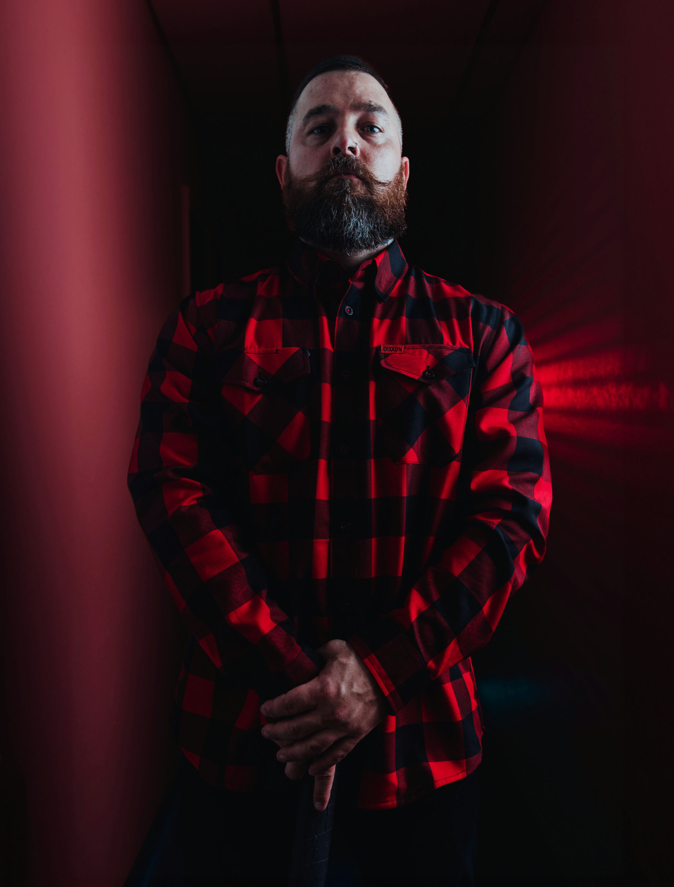 DIXXON - Redrum 10 Year Red & Black Flannel Shirt