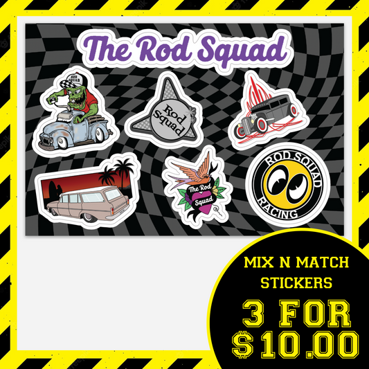 STICKER - The Rod Squad Sticker Sheet #2