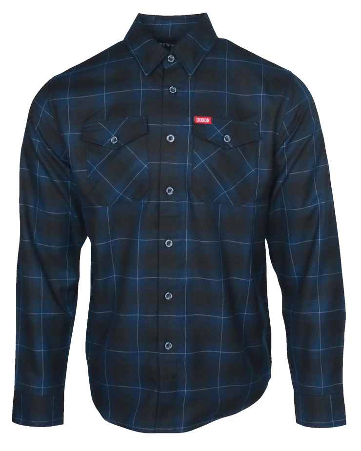 DIXXON - The Purpose Blue & Black Flannel Shirt