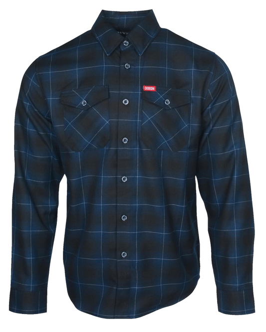 DIXXON - The Purpose Blue & Black Flannel Shirt