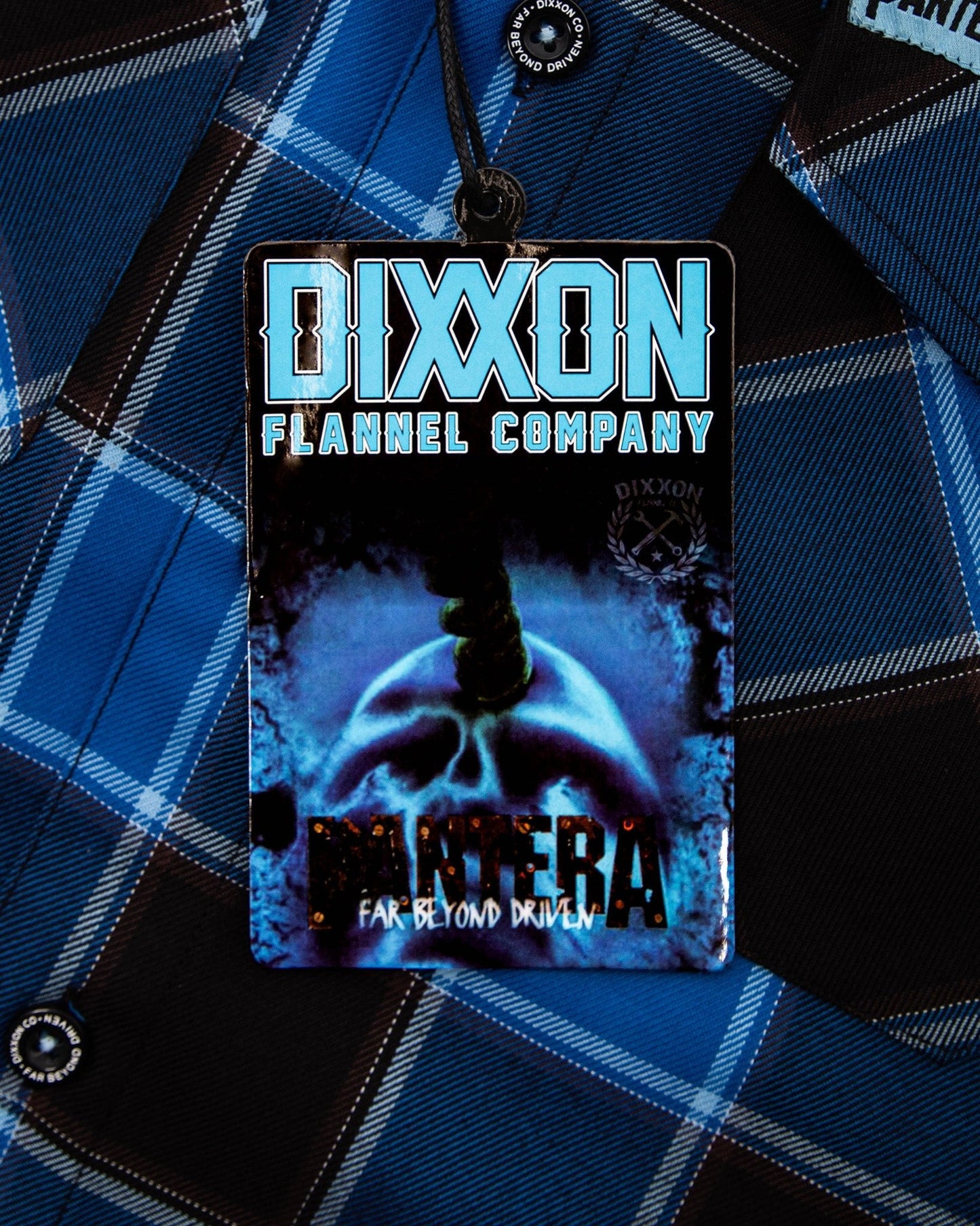 DIXXON - Pantera Far Beyond Driven Black & Blue Flannel Shirt