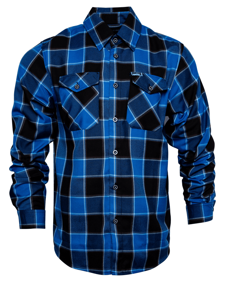 DIXXON - Pantera Far Beyond Driven Black & Blue Flannel Shirt