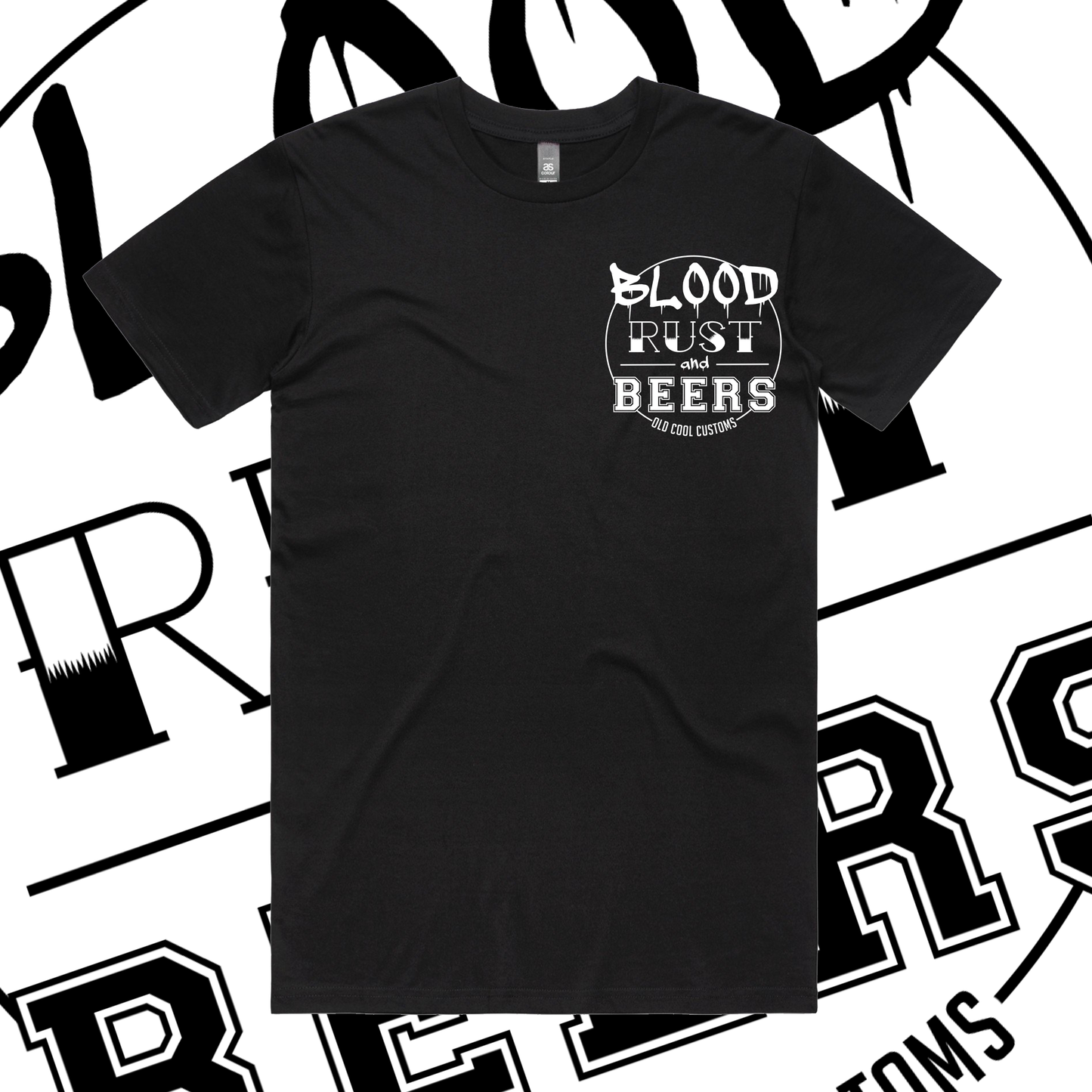 Old Cool Customs "Blood, Sweat & Beers" T-Shirt