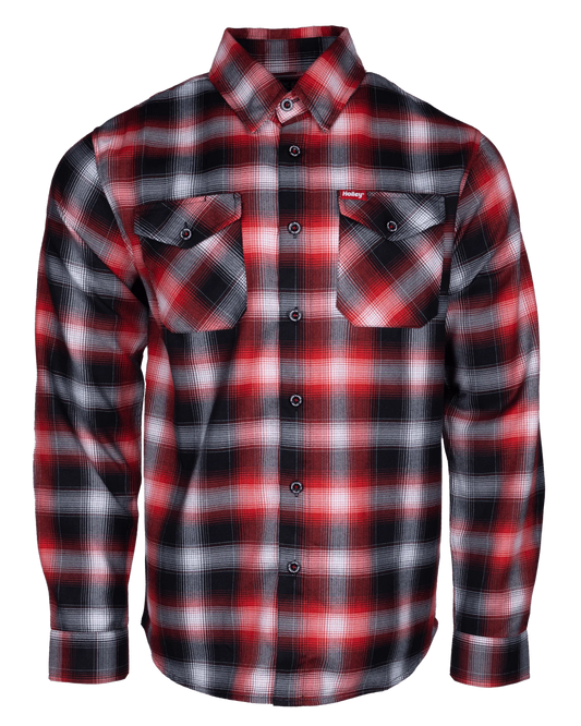 DIXXON - Holley Performance Carburettors Red, Black & White Flannel Shirt