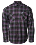 DIXXON - BJ Baldwin Baja Purple & Grey Flannel Shirt