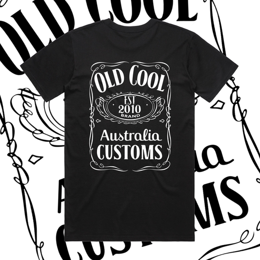 OLD COOL CUSTOMS - Jack Daniel's inspired T-Shirt & Hoodie