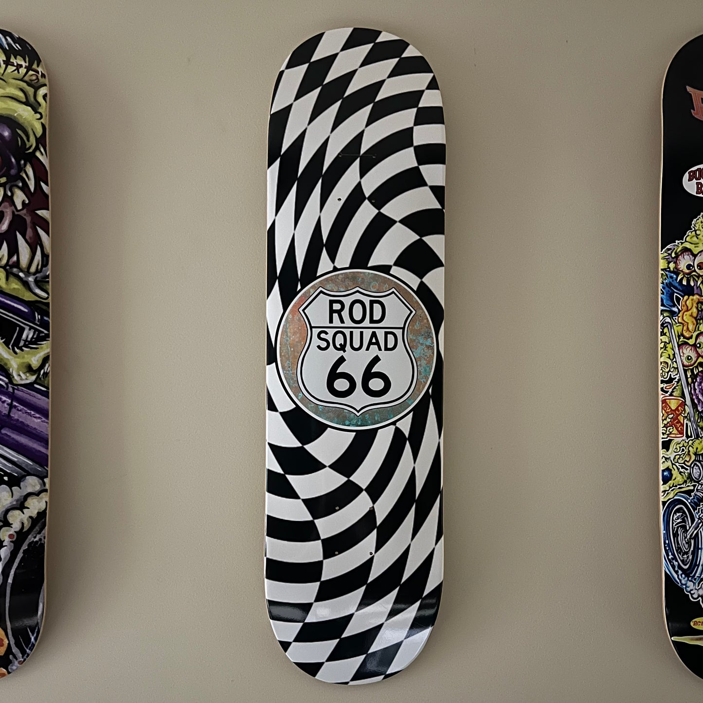 The Rod Squad (Route 66 Style) Skateboard