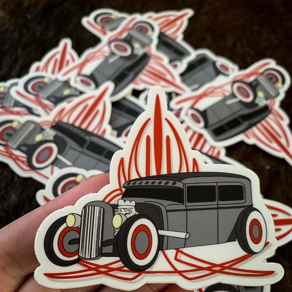 STICKER - The Hotrod Heaven Pinstripe